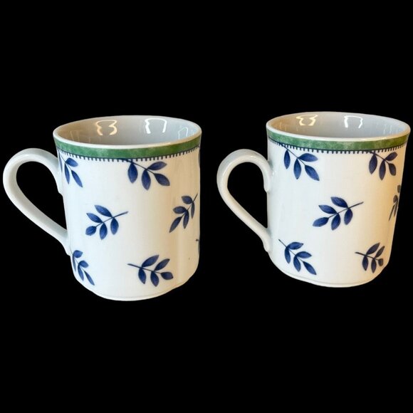 4 New Villeroy And Boch Switch 3 Mugs Set Accent For Castell Cordoba Costa Blue - Picture 3 of 10